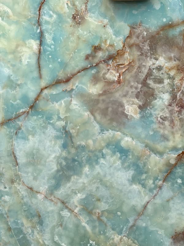 Turqoise Onyx — Onyx slab, block TO031