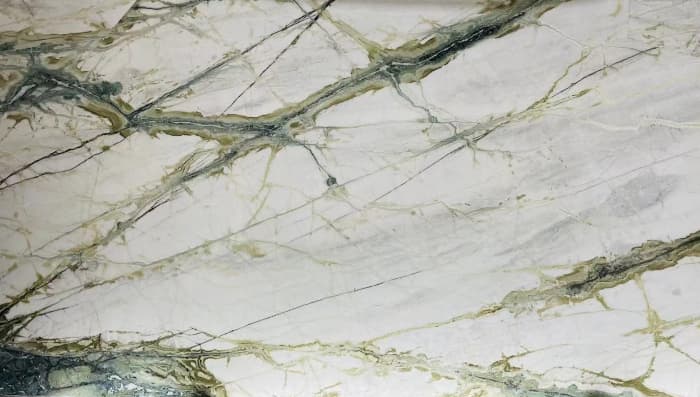 Calacatta Verde — Marble slab, block PN3660