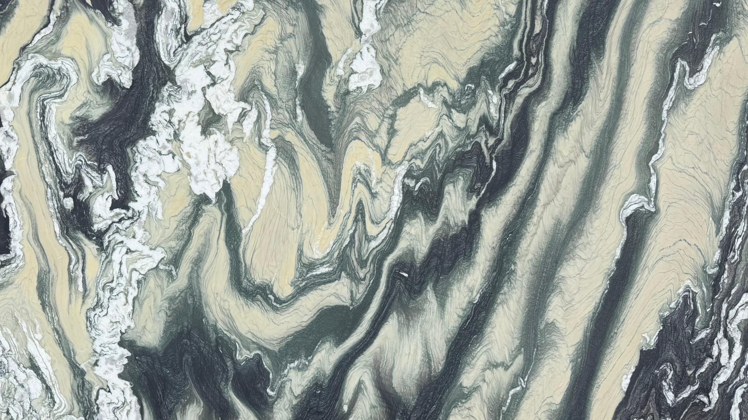 Verde Cipolino — Marble slab, block SM218