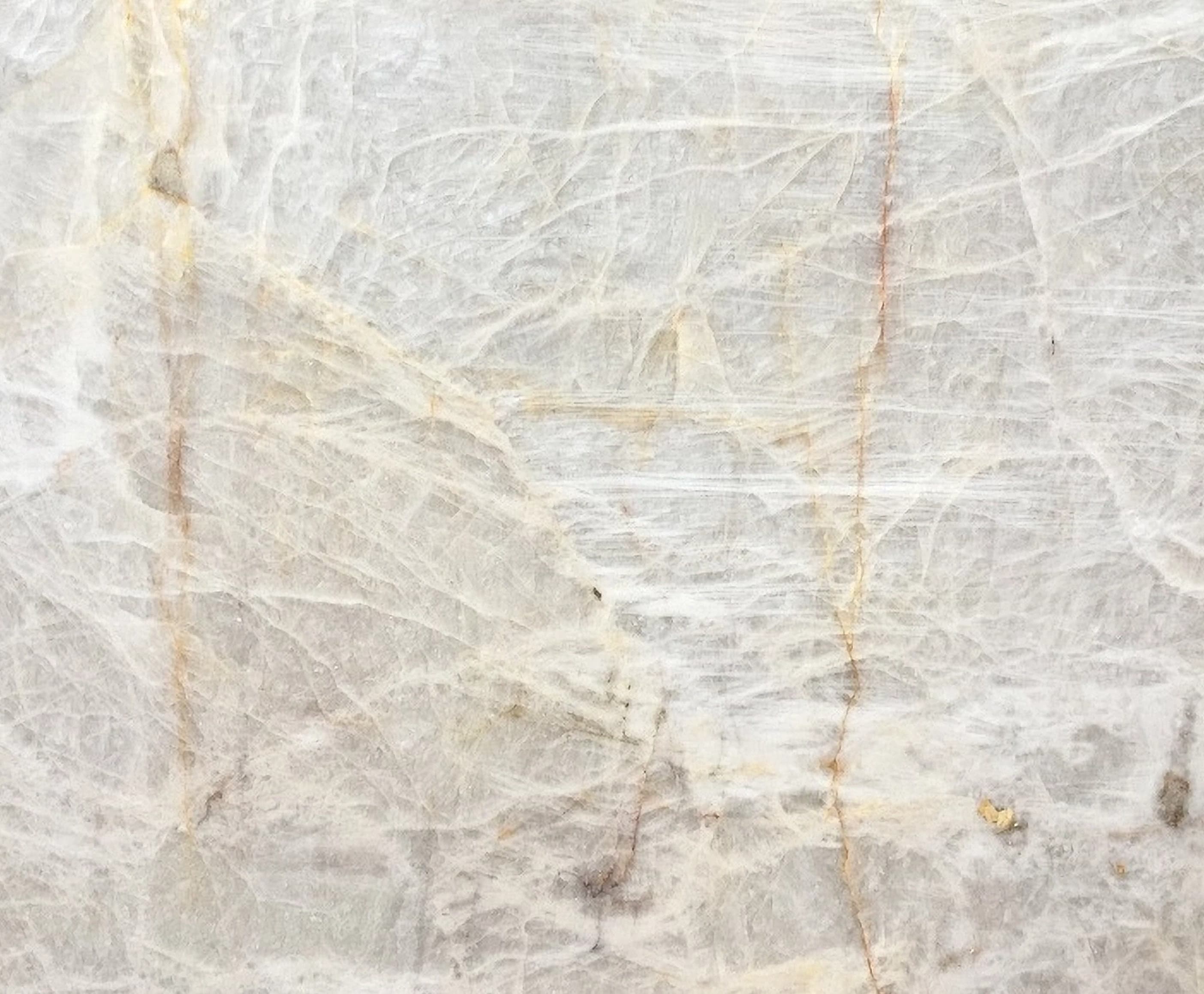 White Cristallos — Quartzite slab, block NT258