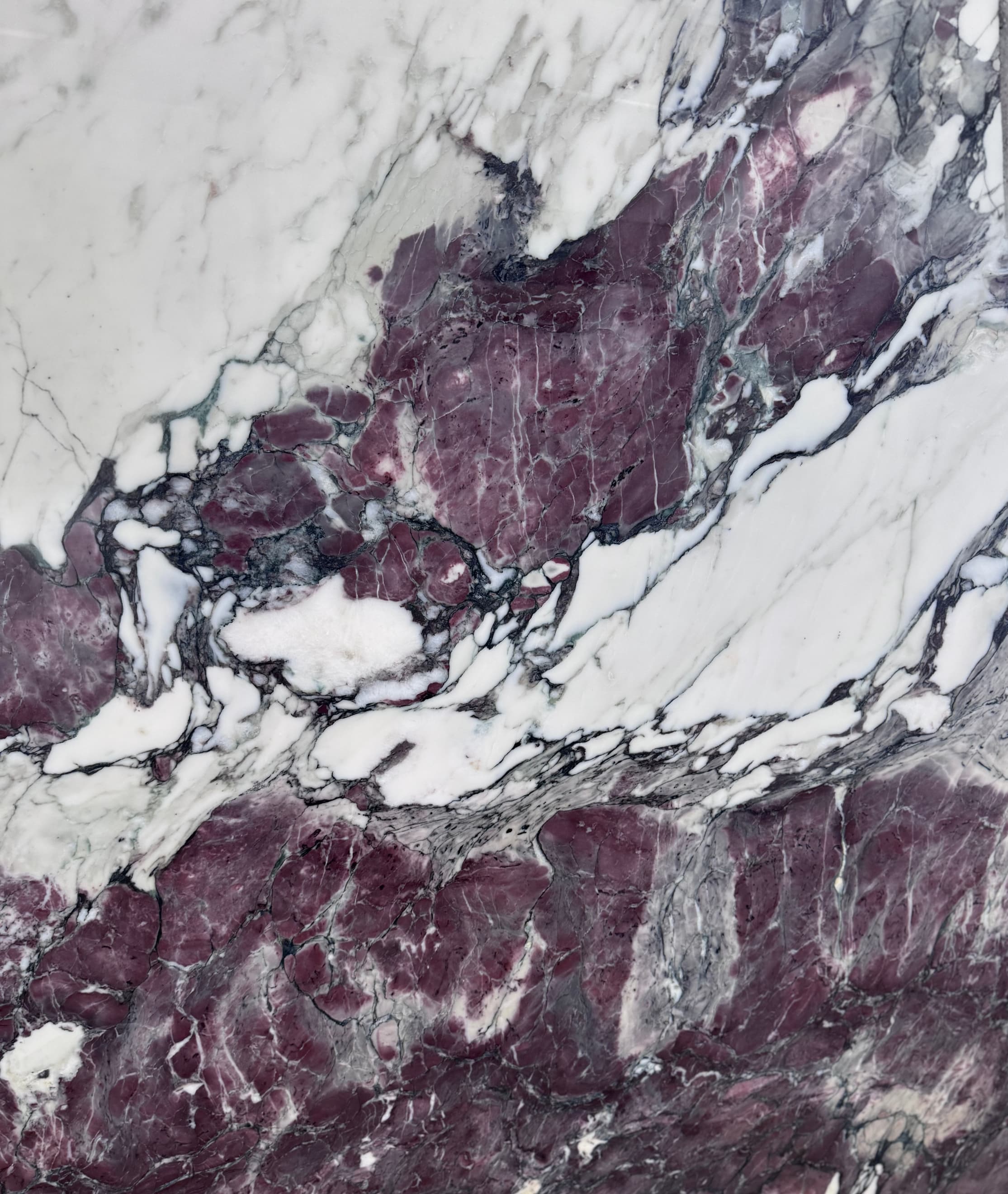 Breccia Capria Extra — Marble slab, block 98860