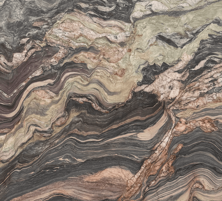 Fusion Explosion — Quartzite slab, block FE3006