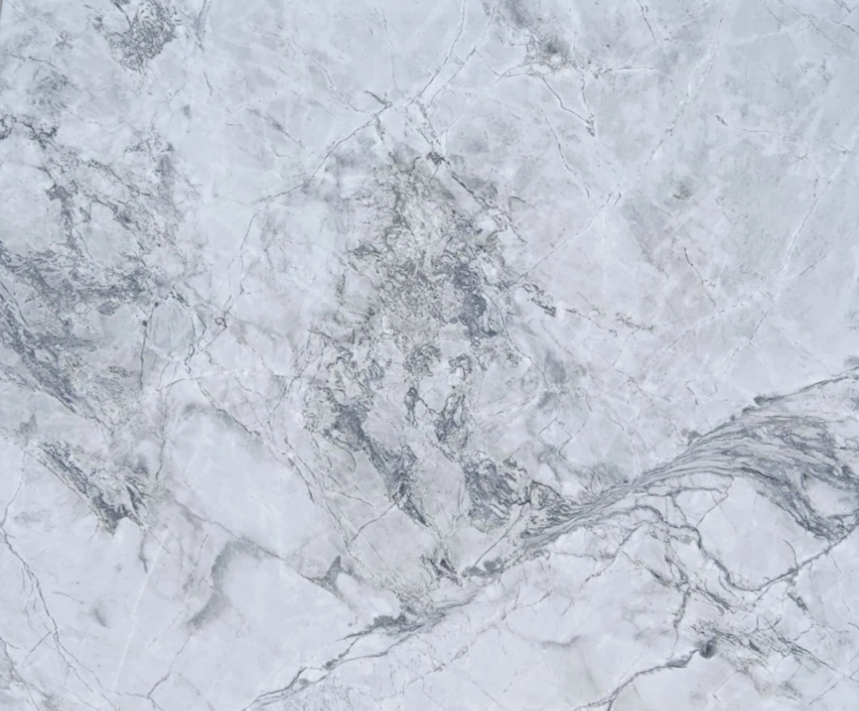 Bianco Eclipse 3cm Polished — Quartzite slab, block 13335