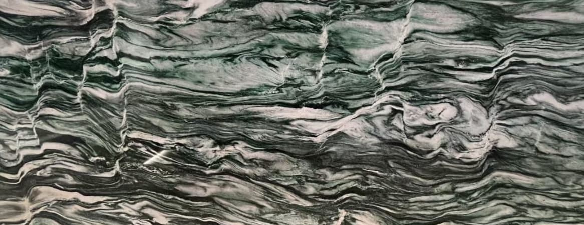 Verde Lapponia — Marble slab, block PN101A