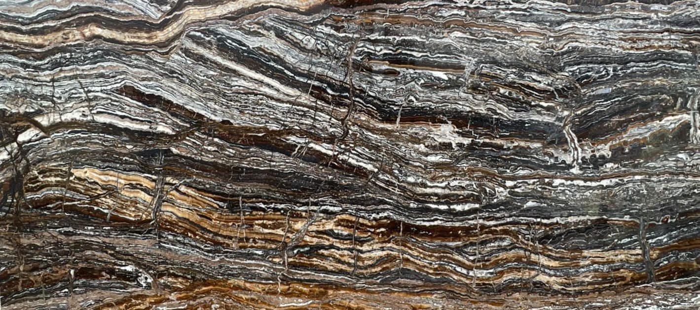 Wood Onyx — Onyx slab, block WO824