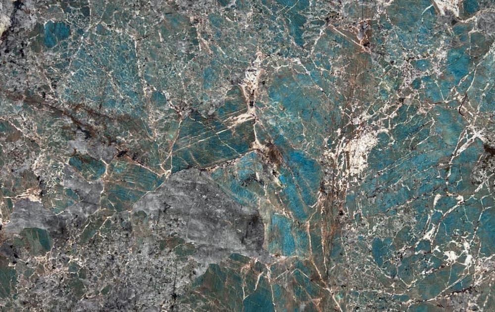 Amazonite — Quartzite slab, block KNCS