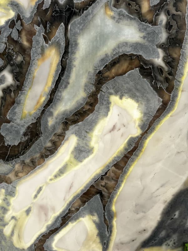 Dover White — Marble slab, block 179587