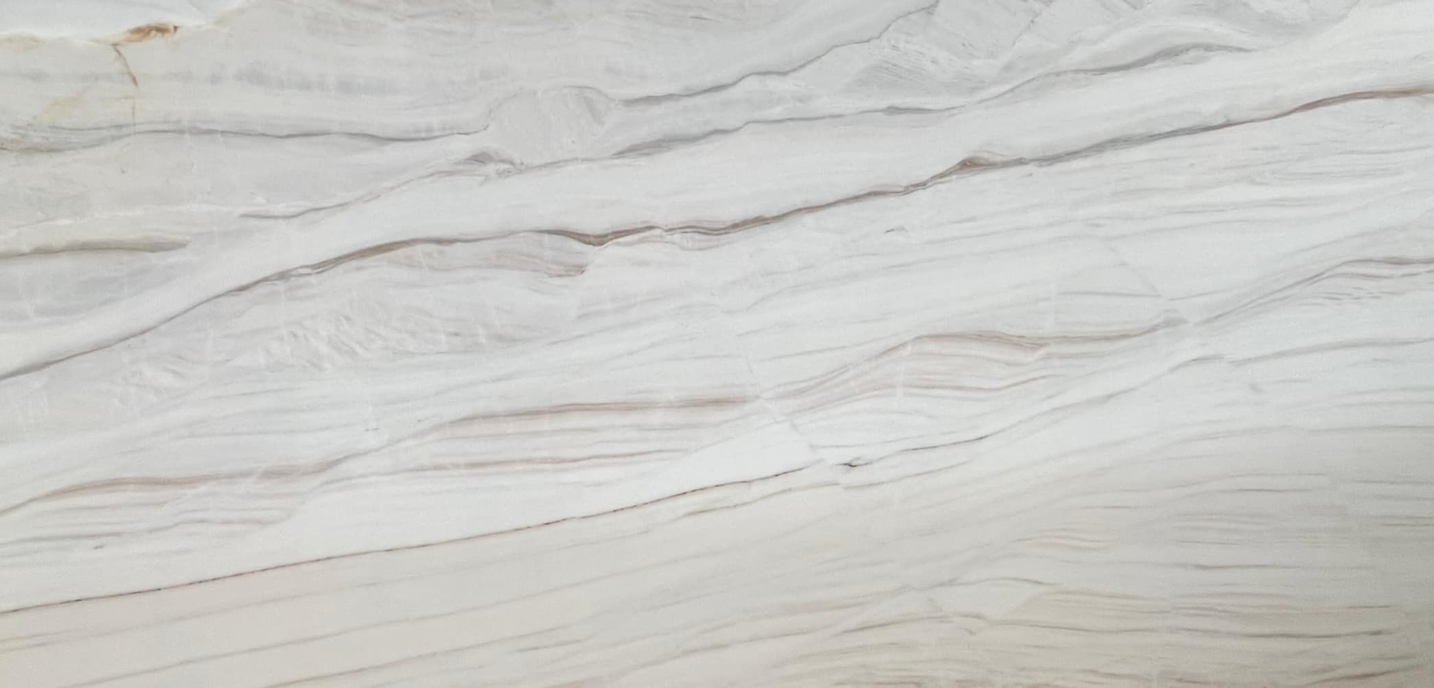 Bianco Lasa — Marble slab, block CMY34